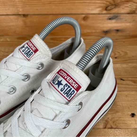 CONVERSE All Star Trainers Size UK 4 Womens White Canvas Lace Up Casual Shoes - Picture 9 of 13
